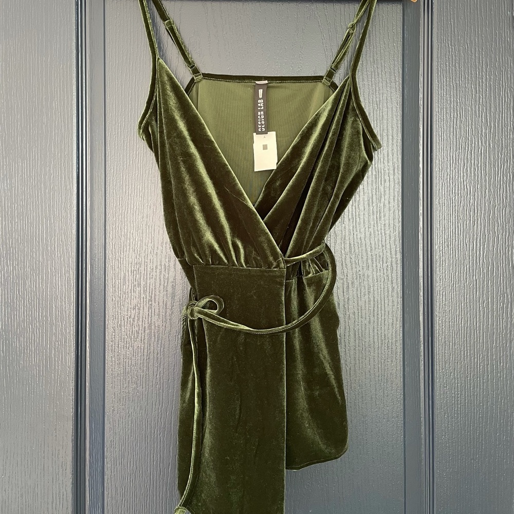 Velvet wrap top - DesignLab - Picture 1 of 2